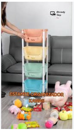 ORGANIZADOR KAWAI DE 4 PISOS